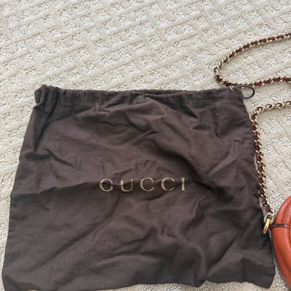 Gucci Soho Disco Crossbody Bag – Brick/Orange Leather - Picture 10 of 11